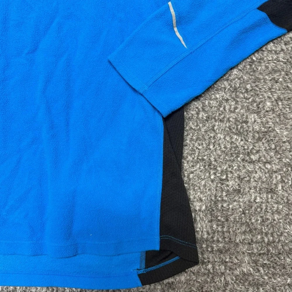 The‎ North Face Mens Flight Series Pullover XL Blue Black 1/4 Zip Fleece